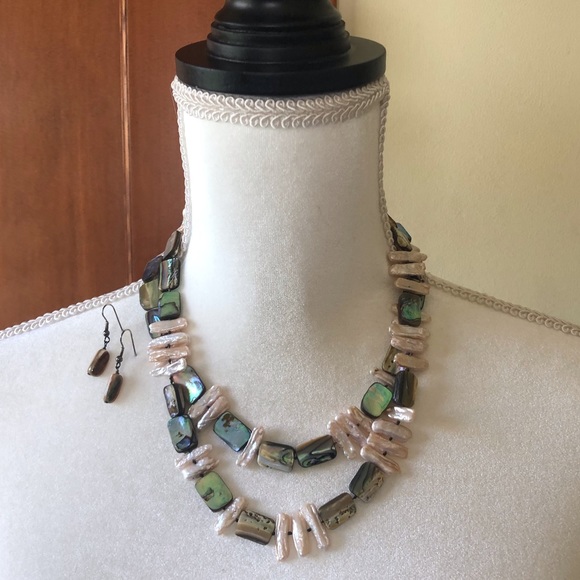 { EXEX } by Claudia Agudelo necklace + earrings - Picture 2 of 6